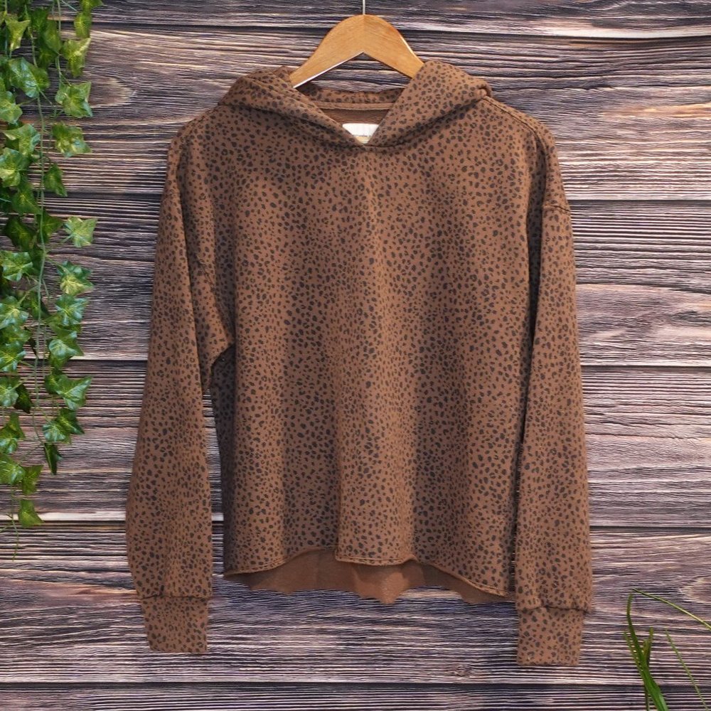 ABERCROMBIE & FITCH- Leopard Print Hoodie